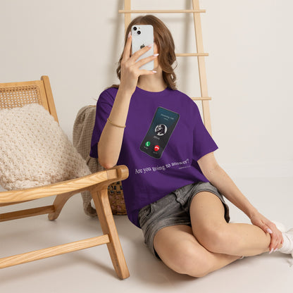 "Are You Going to Answer?" Inspirational Graphic Tee