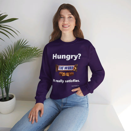 Hungry for the Word Unisex Heavy Blend™ Crewneck Sweatshirt