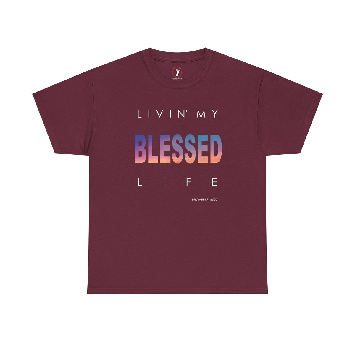 Livin' My Blessed Life Unisex Heavy Cotton Tee