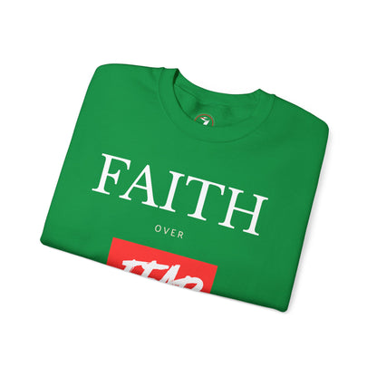 Faith over Fear Men's Unisex Heavy Blend™ Crewneck Sweatshirt