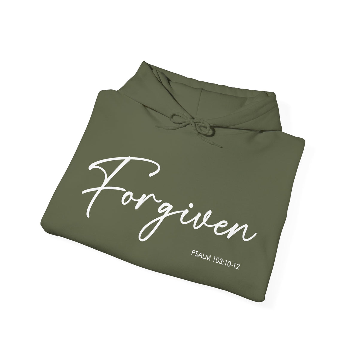"Forgiven" Inspirational Pullover Hoodie