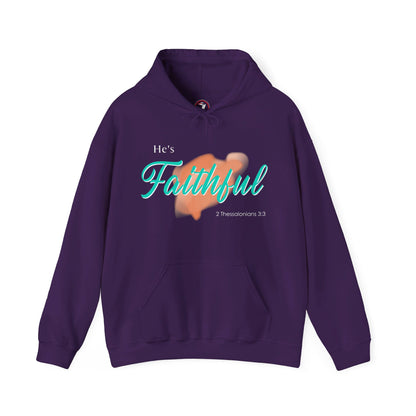 He's Faithful Unisex Heavy Blend™ Hooded Sweatshirt