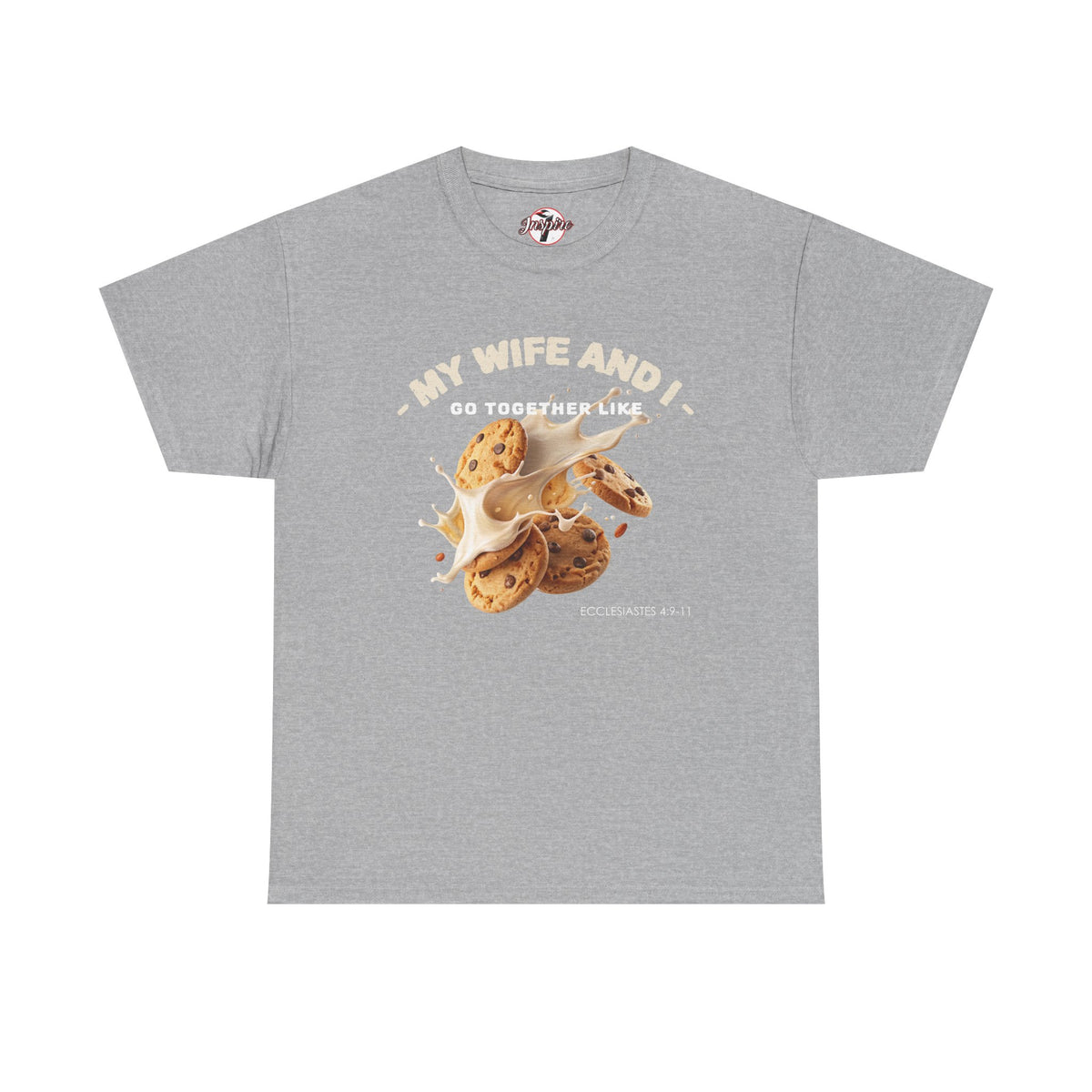 My Wife and I Go Together Like Cookies & Milk Men's Graphic Tee
