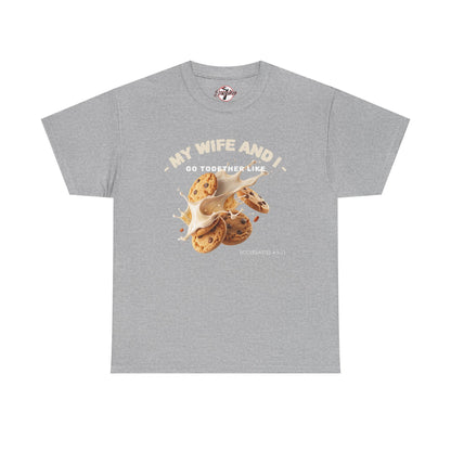 My Wife and I Go Together Like Cookies & Milk Men's Graphic Tee