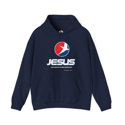 Jesus The Choice Logo Hoodie — Unisex Faith Pullover Hoodie