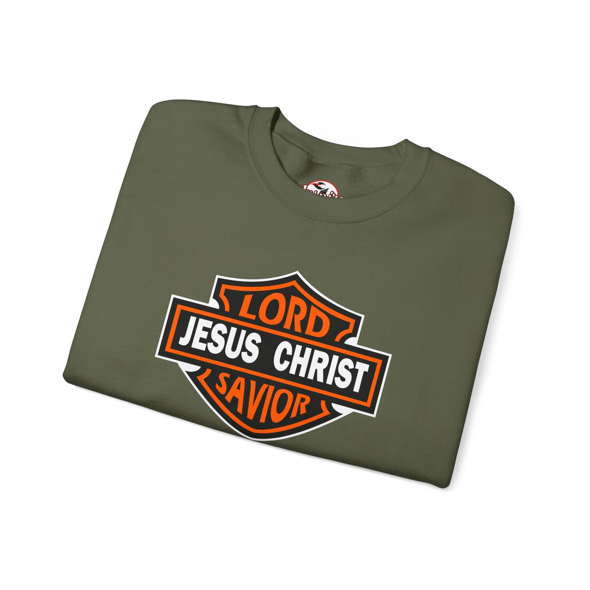 "Jesus Christ Lord and Savior" Motivational Crewneck Sweatshirt