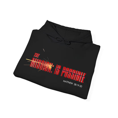 "The Mission is Possible" Motivational Pullover Hoodie