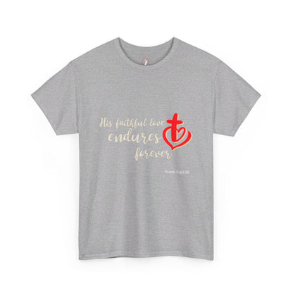 His Faithful Love Unisex Heavy Cotton Tee
