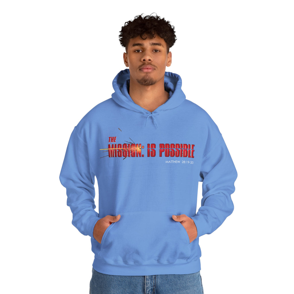"The Mission is Possible" Motivational Pullover Hoodie