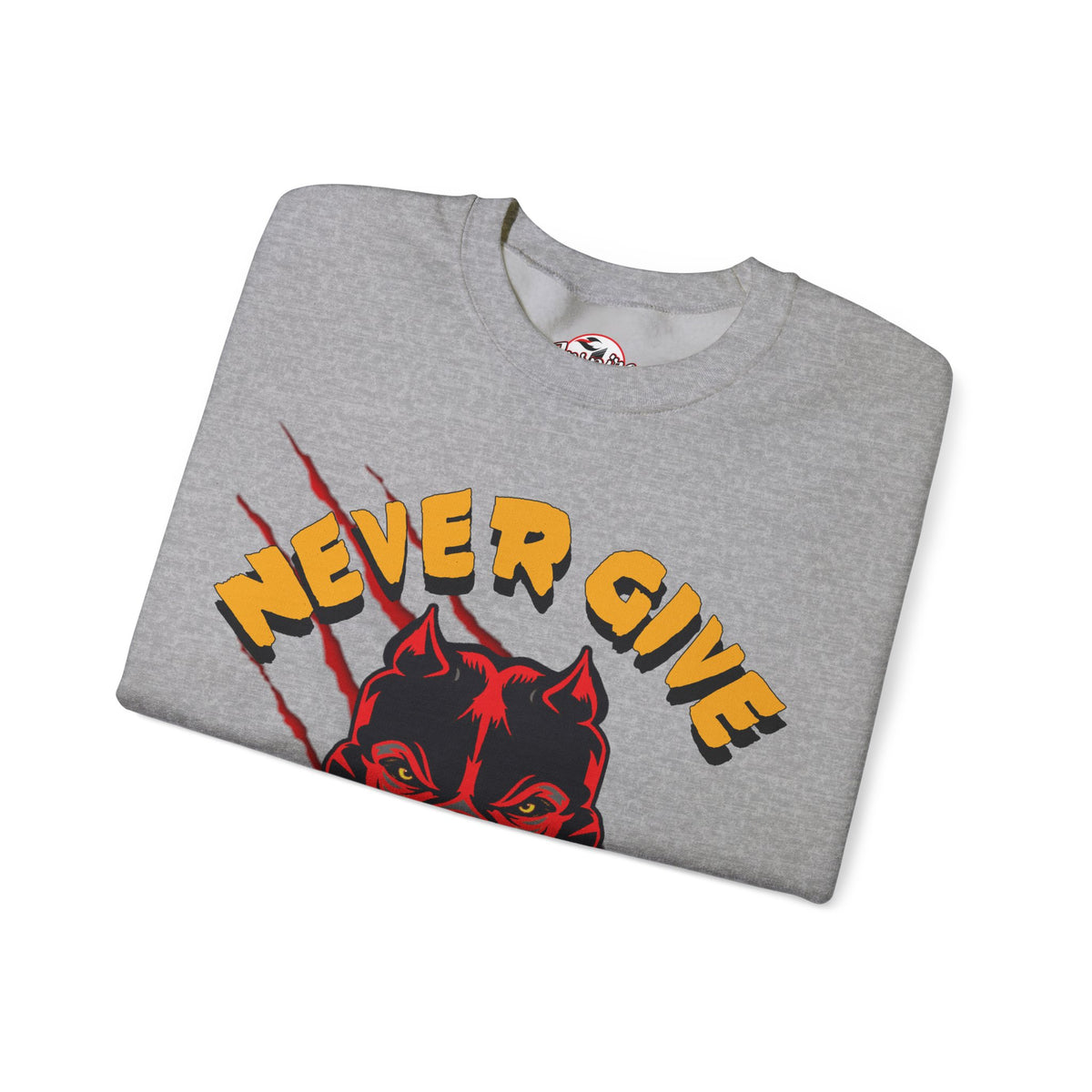 "Never Give Up" Crewneck Sweatshirt