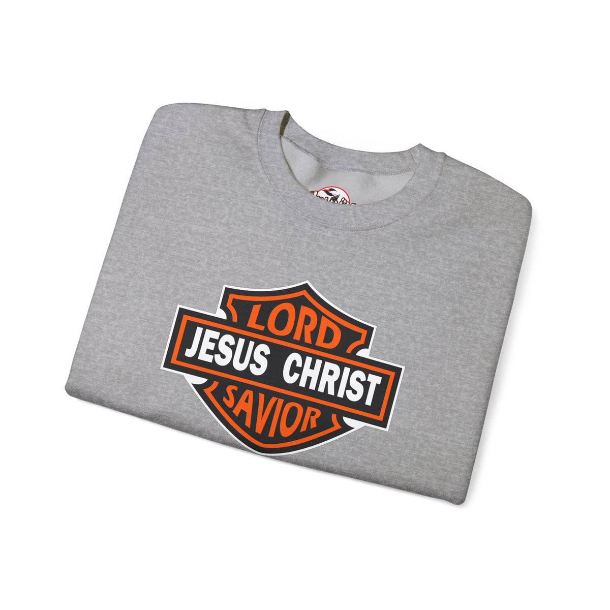 "Jesus Christ Lord and Savior" Motivational Crewneck Sweatshirt