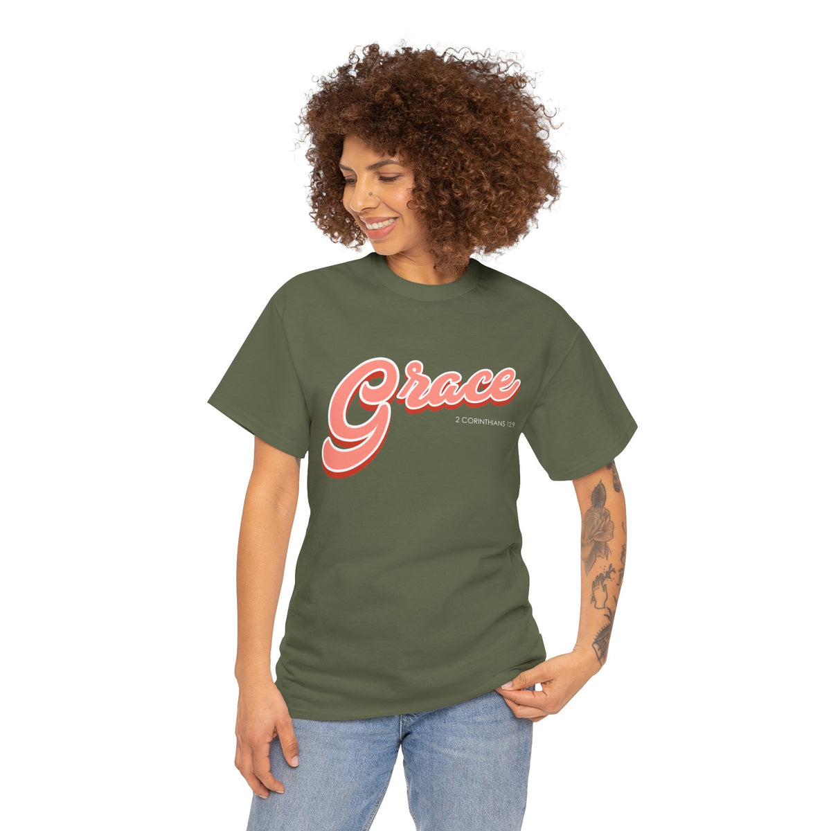 Grace Script Women's Graphic T‑Shirt