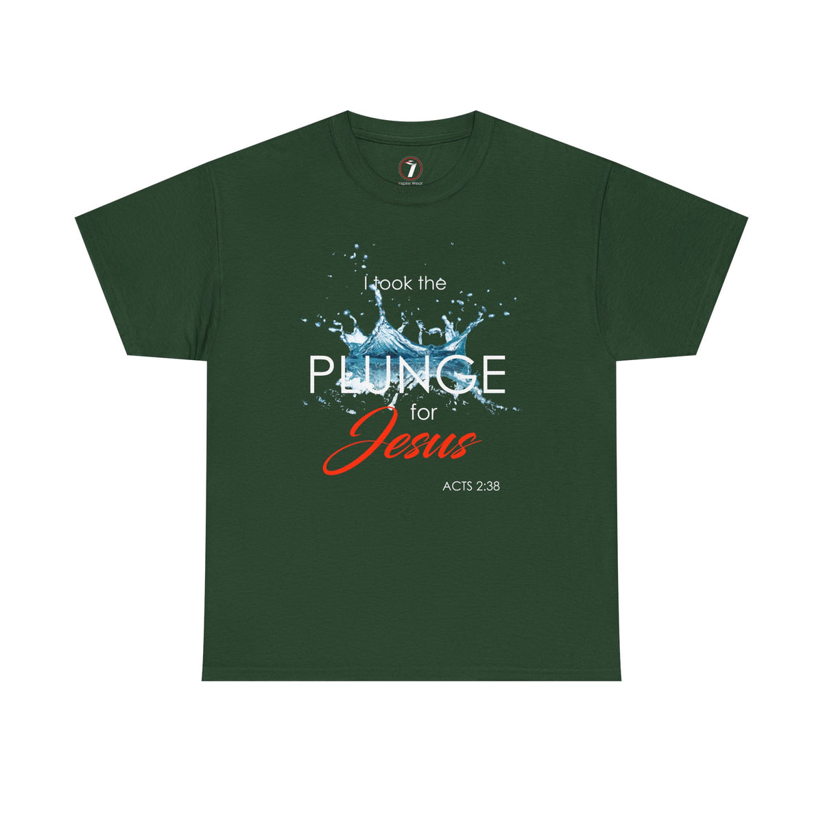Plunge for Jesus Unisex Heavy Cotton Tee - Faith-Inspired Graphic Shirt