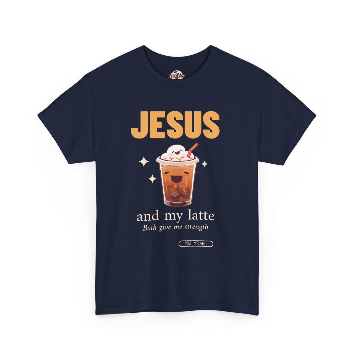 “Jesus and My Latte” Faith & Coffee Unisex Graphic Tee