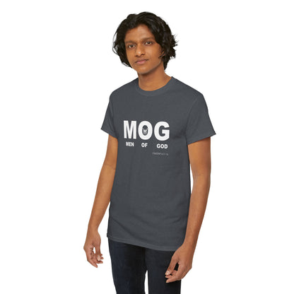 "MOG" Men of God Faith Based Graphic T-Shirt - Unisex Heavy Cotton Tee