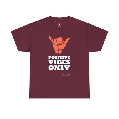 Positive Vibes Unisex Heavy Cotton Tee