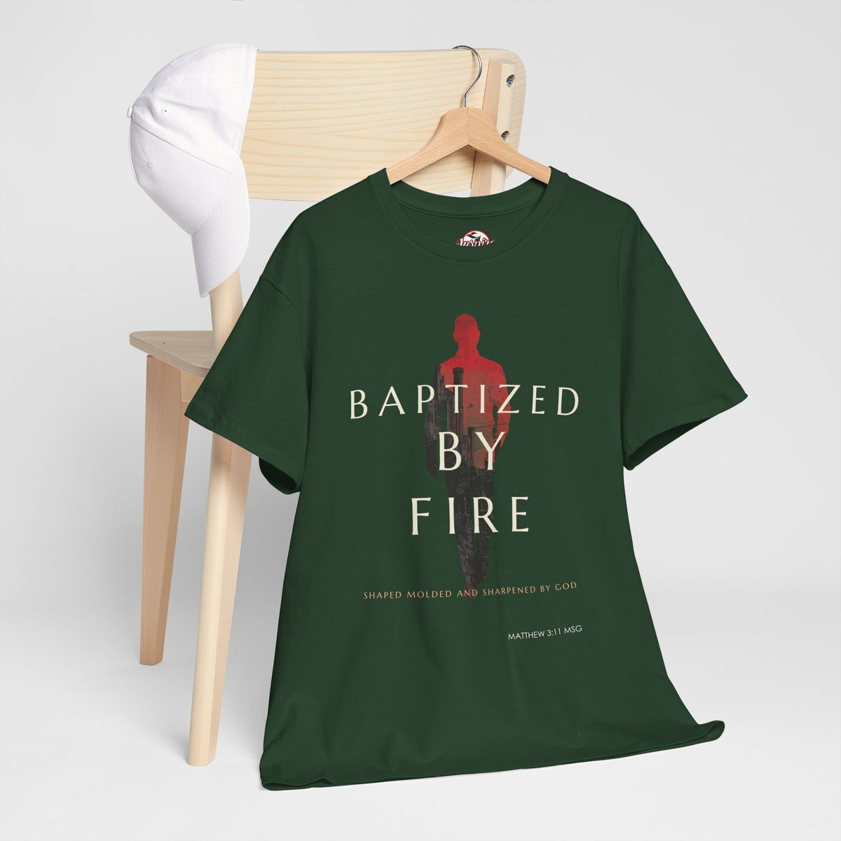Baptized by Fire Unisex Heavy Cotton Tee