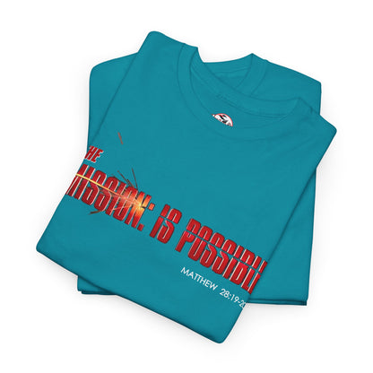 The Mission is Possible Motivational Unisex Graphic T-Shirt