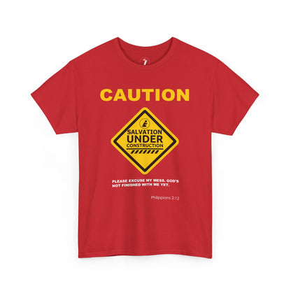 Salvation Under Construction Unisex Heavy Cotton Tee
