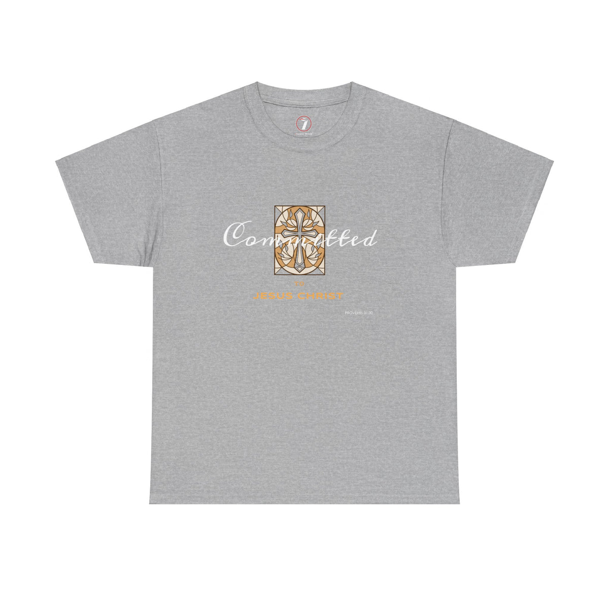 Committed to Jesus Christ Unisex Heavy Cotton Tee