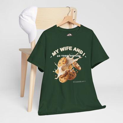 My Wife and I Go Together Like Cookies & Milk Men's Graphic Tee