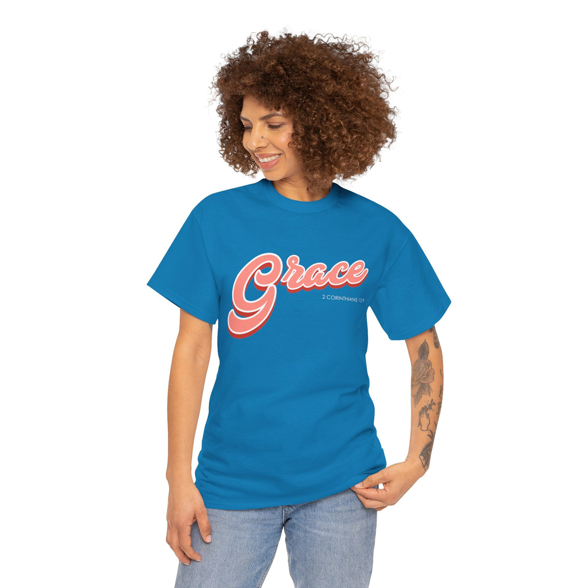 Grace Script Women's Graphic T‑Shirt