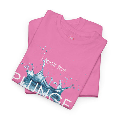 Plunge for Jesus Unisex Heavy Cotton Tee - Faith-Inspired Graphic Shirt