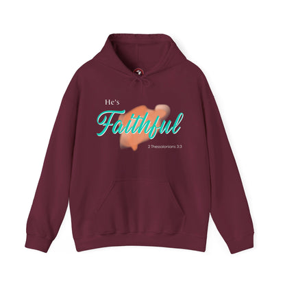 He's Faithful Unisex Heavy Blend™ Hooded Sweatshirt