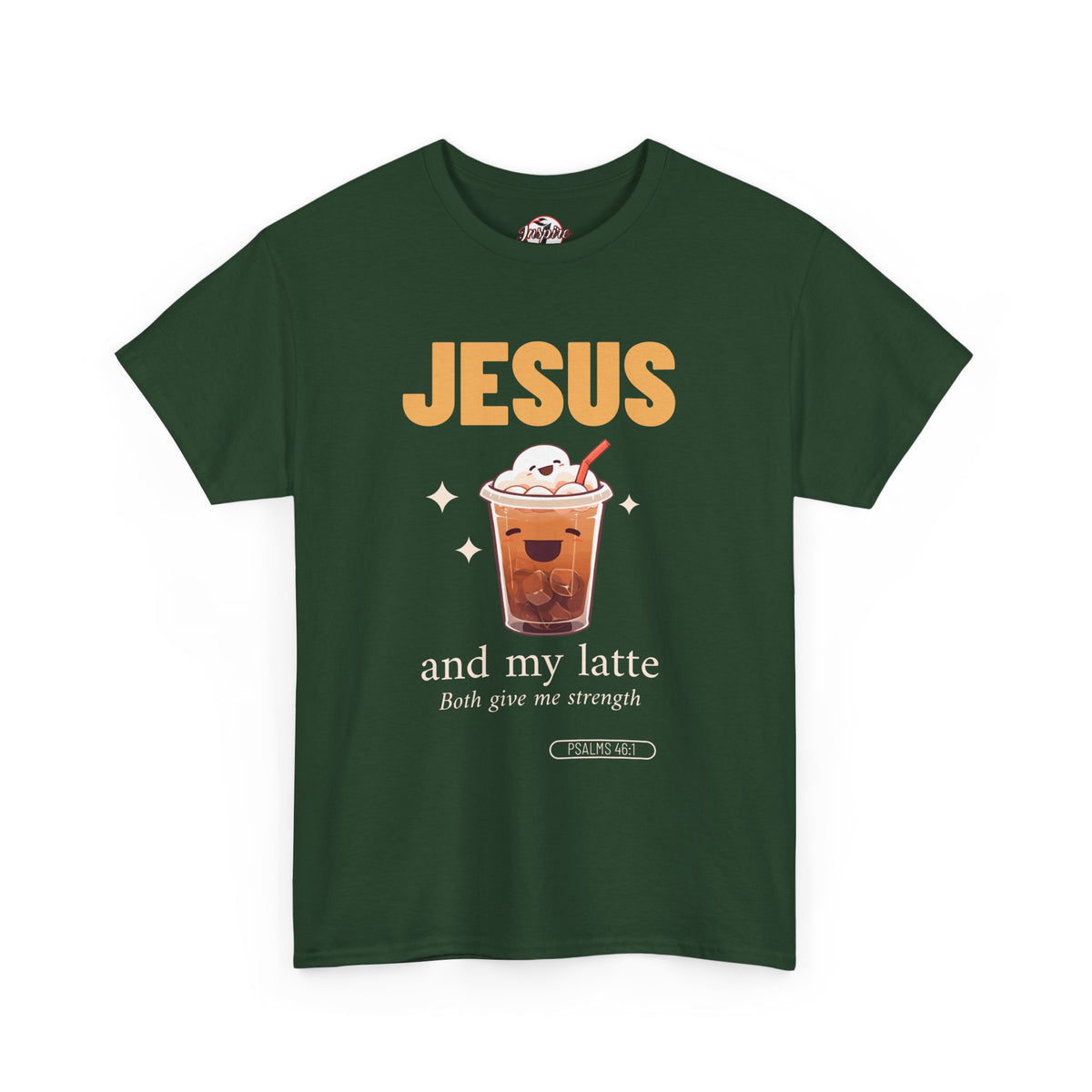 “Jesus and My Latte” Faith & Coffee Unisex Graphic Tee