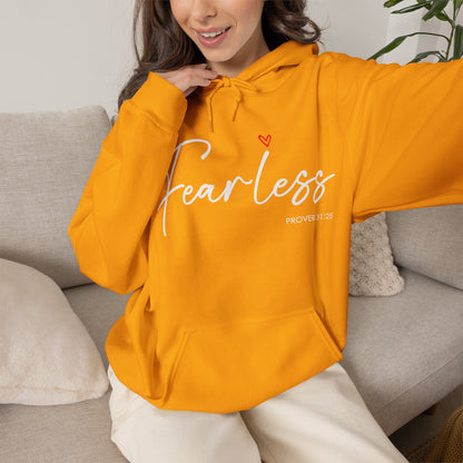 "Fearless" Inspirational Pullover Hoodie