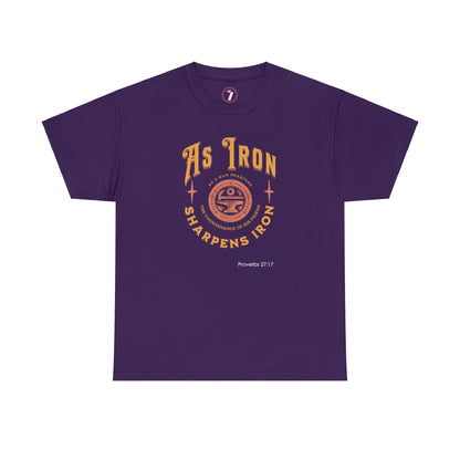 As Iron Sharpens Iron Unisex Heavy Cotton Tee