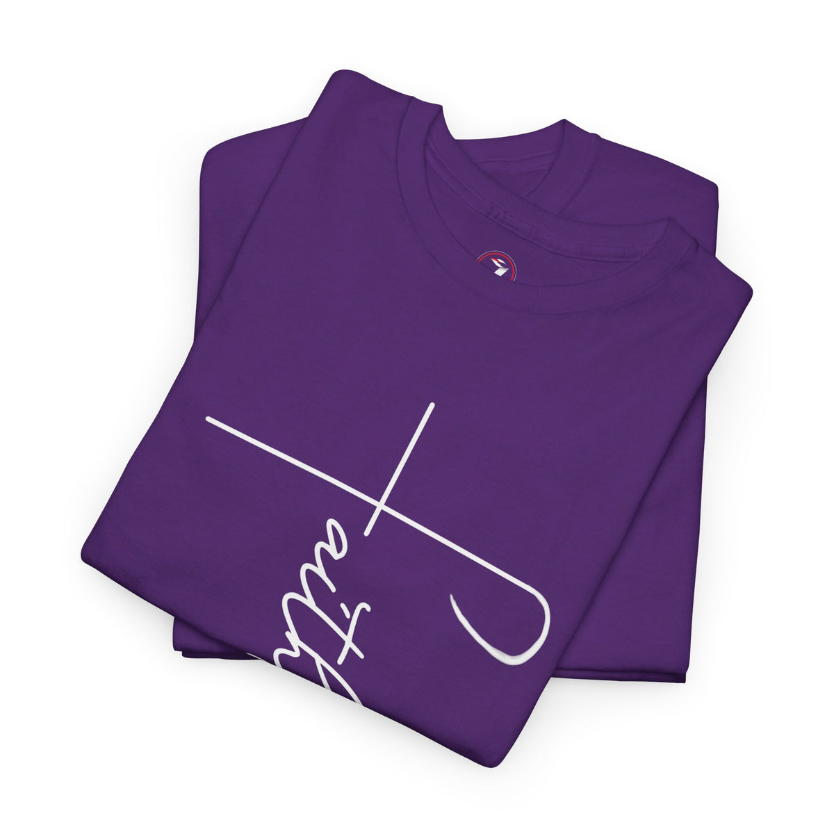 Faithful Fancy Script Unisex Heavy Cotton Tee