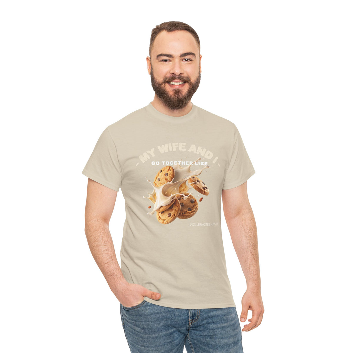 My Wife and I Go Together Like Cookies & Milk Men's Graphic Tee