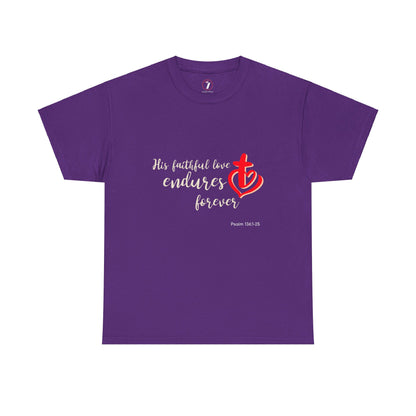 His Faithful Love Unisex Heavy Cotton Tee