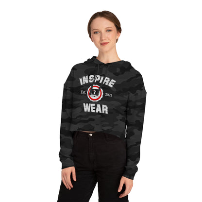 Inspire Wear Women’s Cropped Hooded Sweatshirt