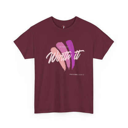I'm Totally Worth It Unisex Heavy Cotton Tee