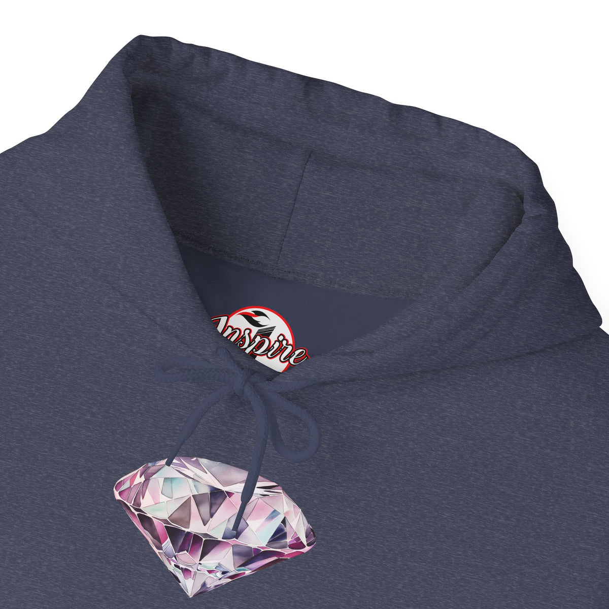 "No Pressure, no Diamond" Women's Heavy Blend™ Hooded Sweatshirt