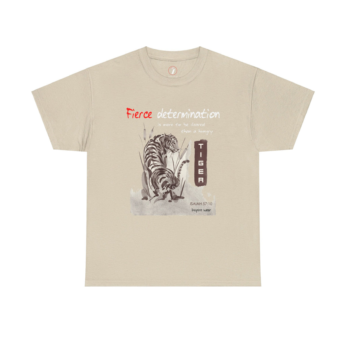 Fierce Determination Unisex Heavy Cotton Tee