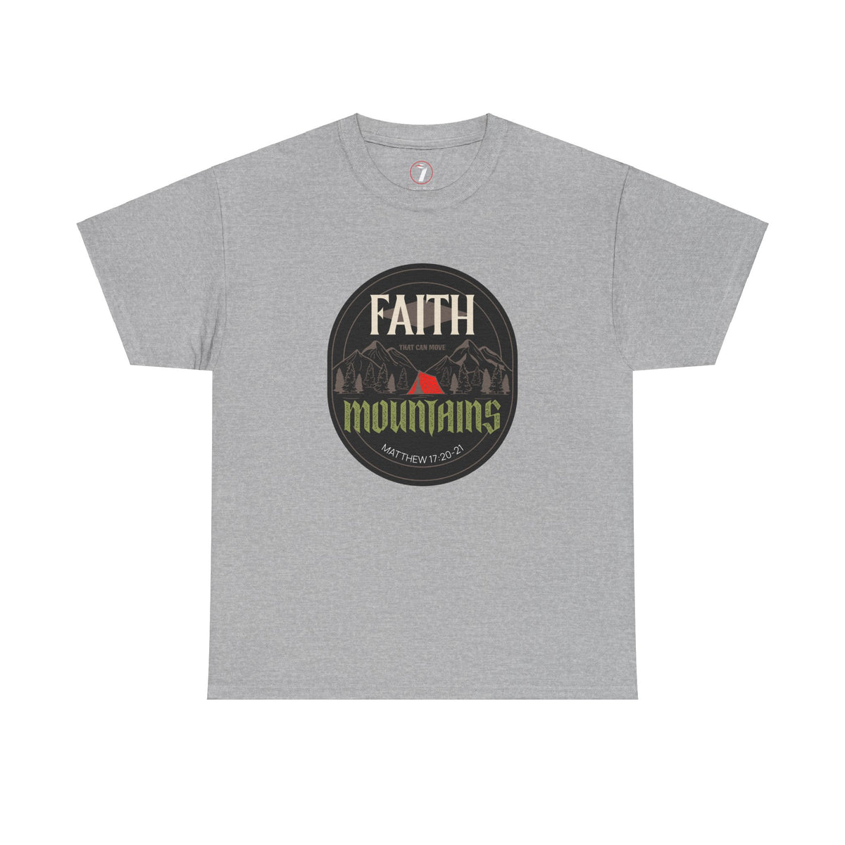 Mountain Moving Faith Unisex Heavy Cotton Tee