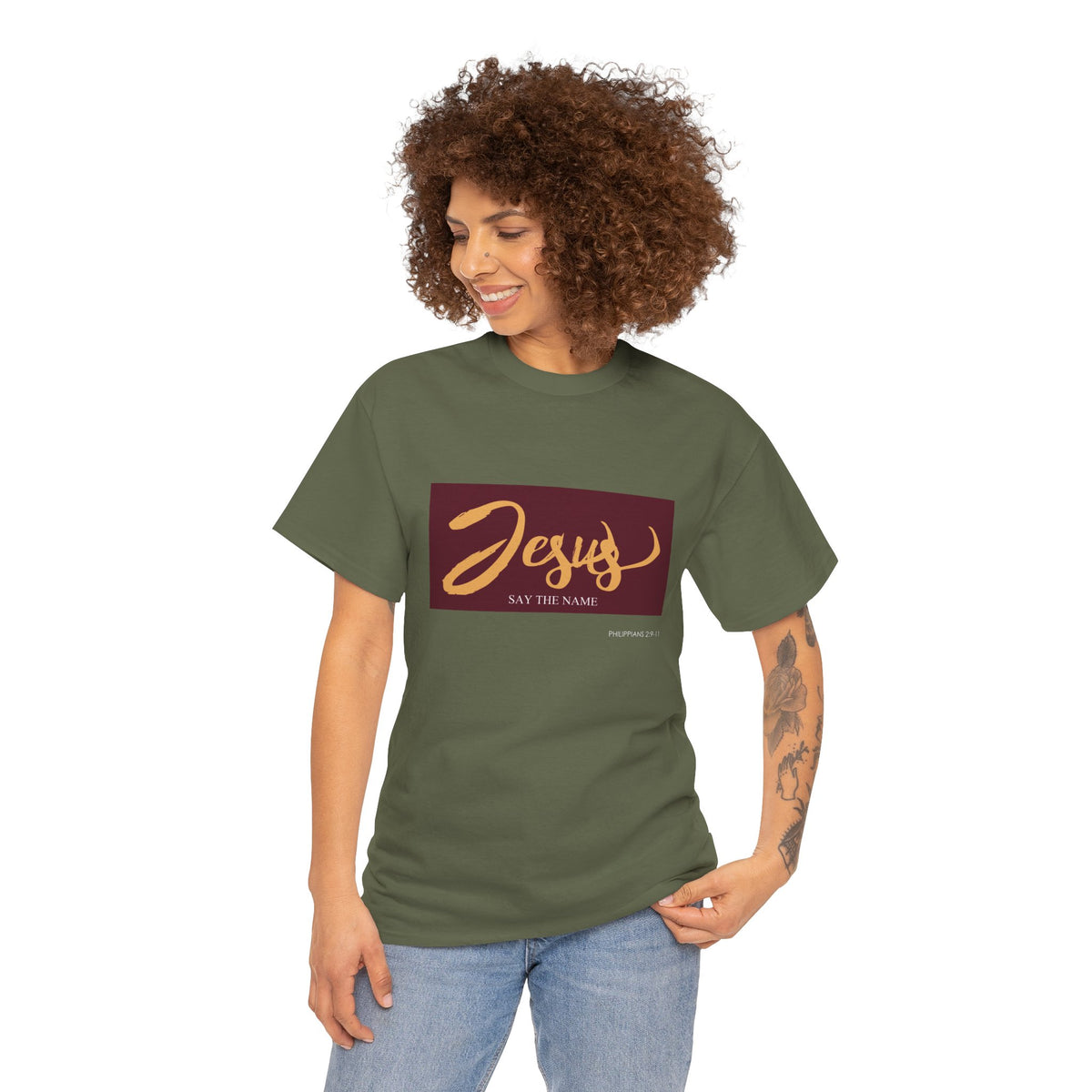 "Say The Name" of Jesus Unisex Graphic T-Shirt