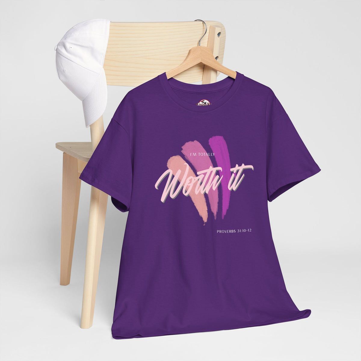 "Totally Worth It" Women's Motivational Graphic T‑Shirt