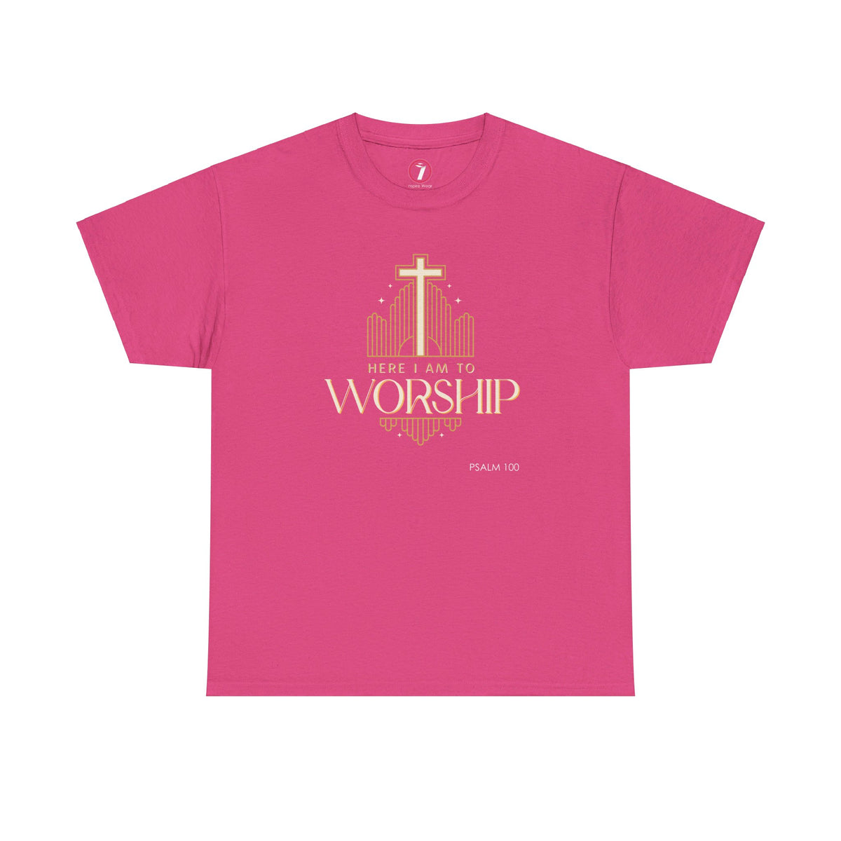 Here I am to Worship Unisex Heavy Cotton Tee