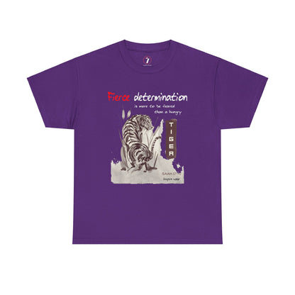 Fierce Determination Unisex Heavy Cotton Tee