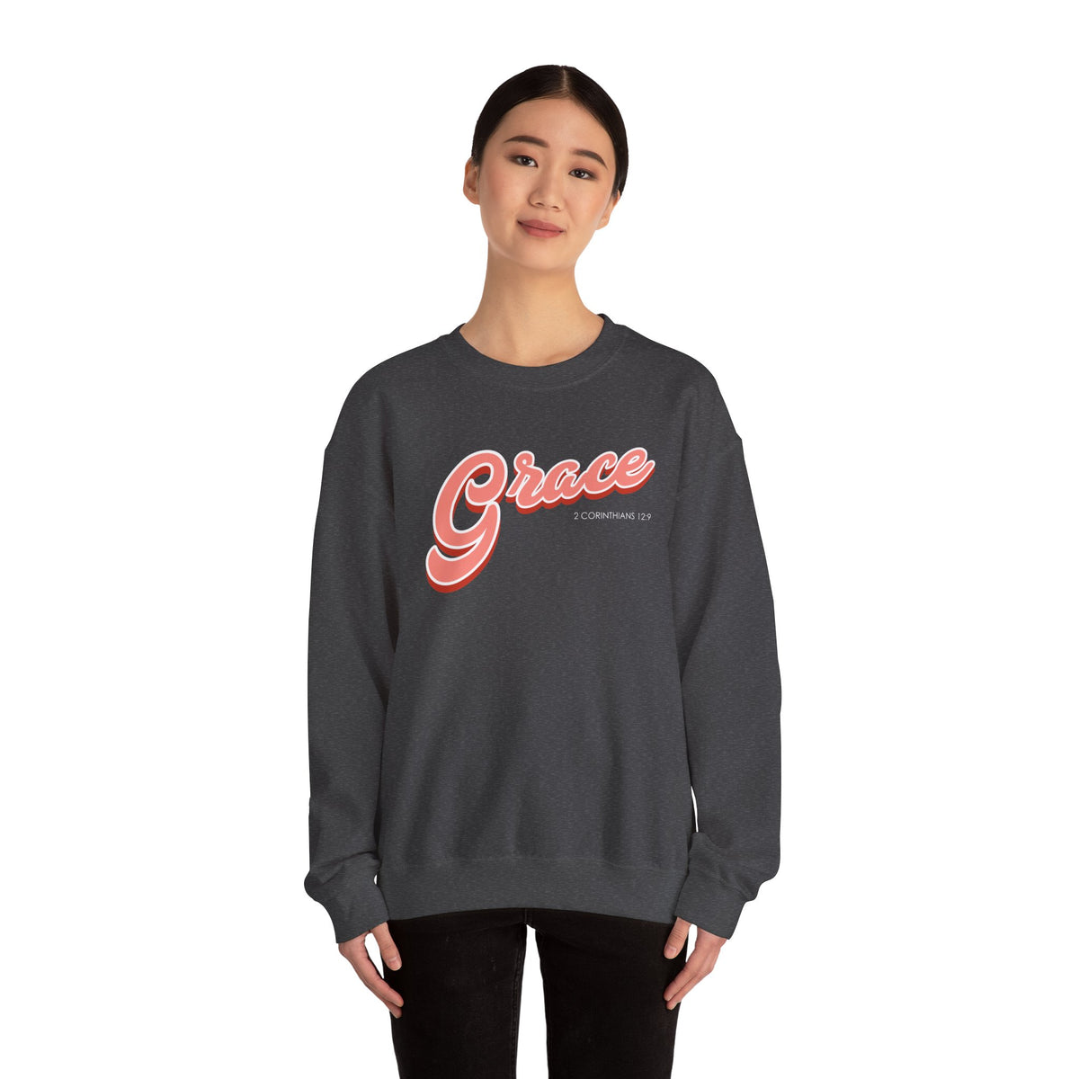 "Grace" Inspirational Crewneck Sweatshirt