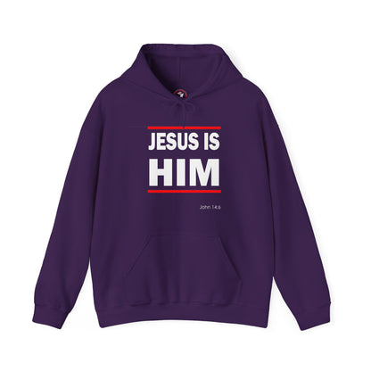 Jesus is Him Unisex Heavy Blend™ Hooded Sweatshirt