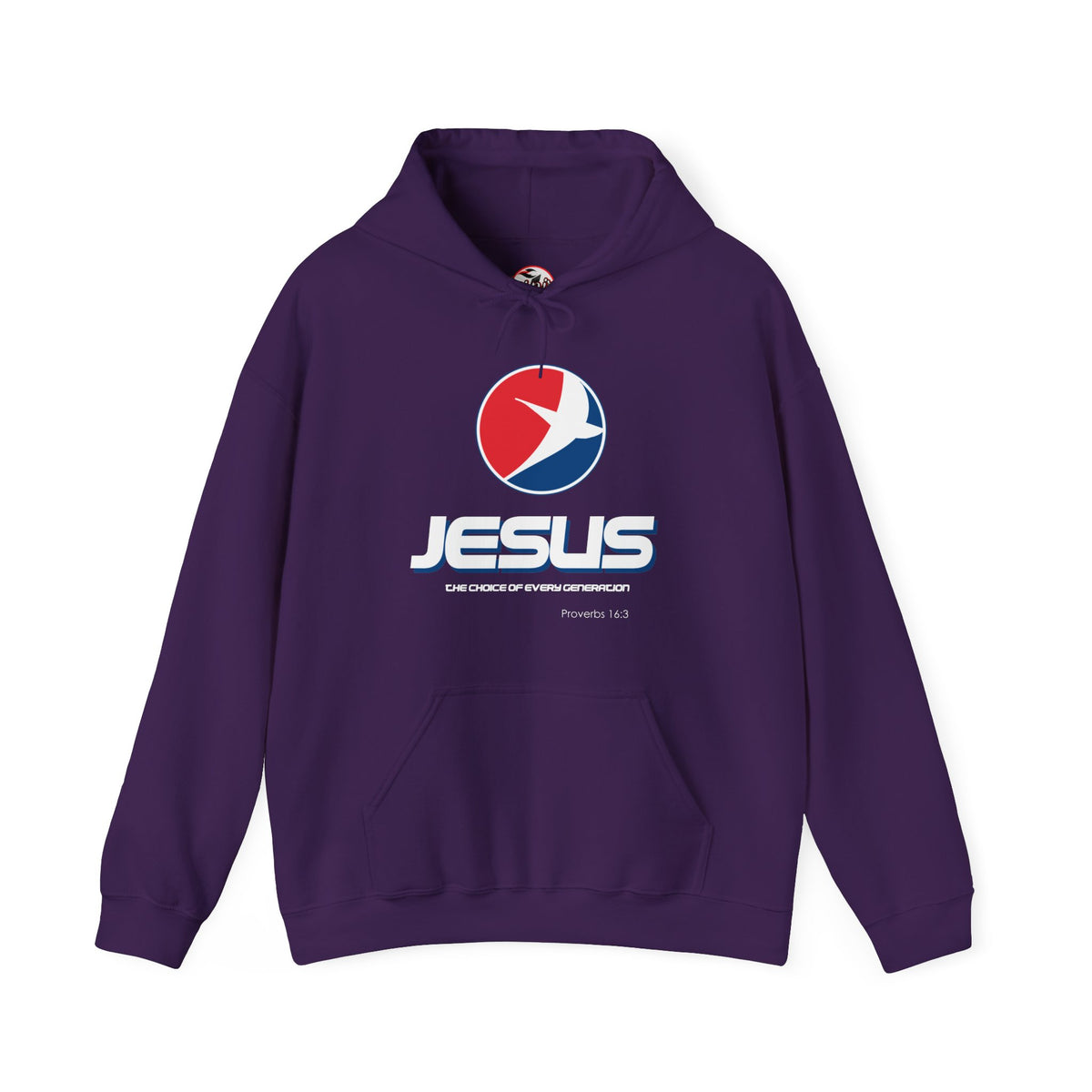 Jesus The Choice Logo Hoodie — Unisex Faith Pullover Hoodie