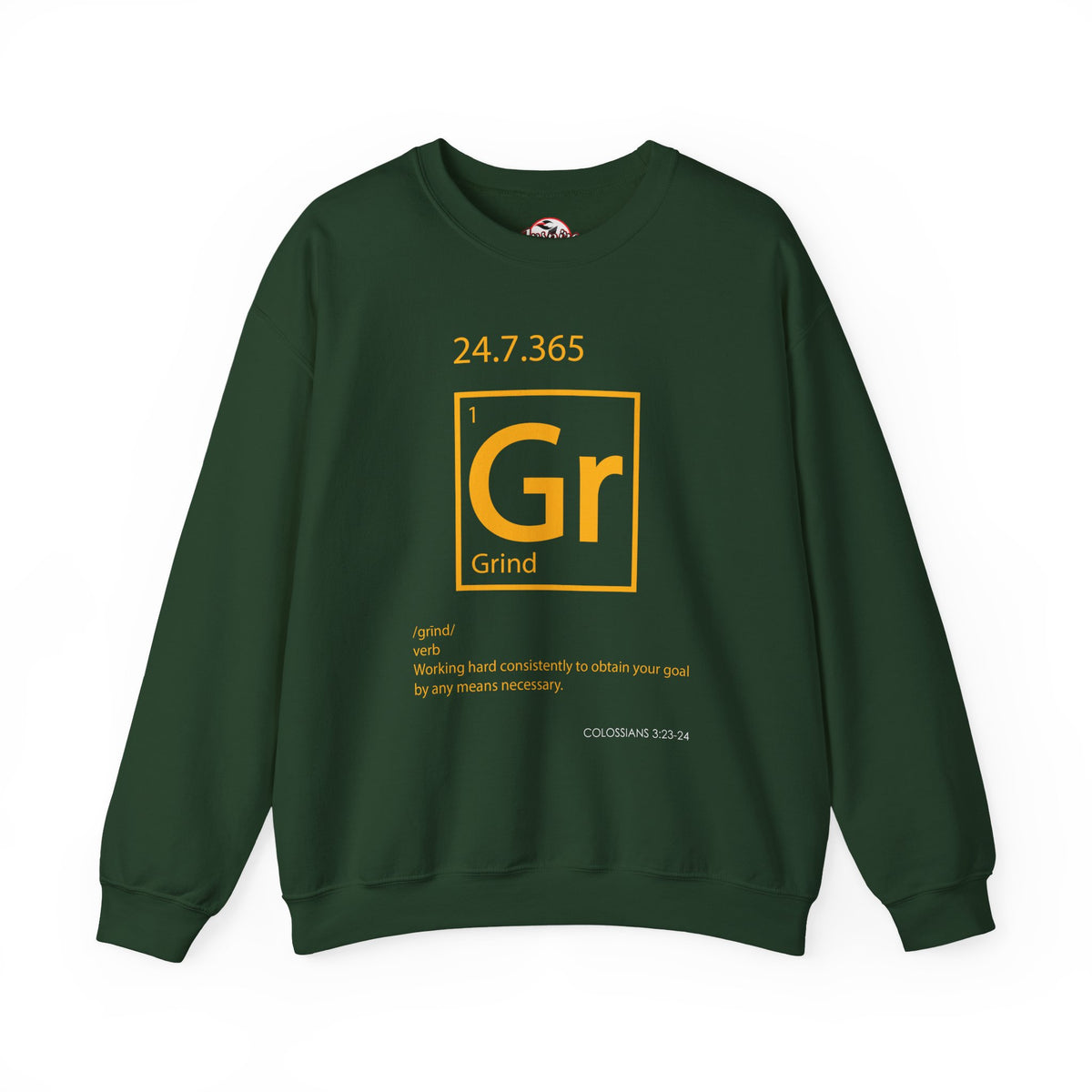 Grind 24/7/365 Motivational Element Crewneck Sweatshirt
