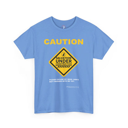 Salvation Under Construction Unisex Heavy Cotton Tee