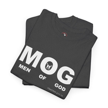 "MOG" Men of God Faith Based Graphic T-Shirt - Unisex Heavy Cotton Tee