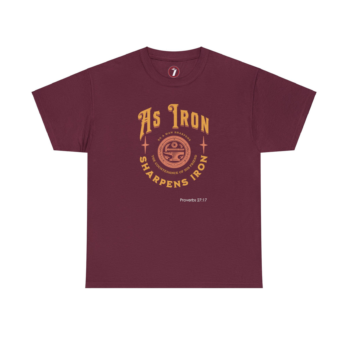 As Iron Sharpens Iron Unisex Heavy Cotton Tee